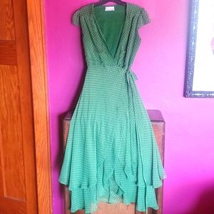 Urban outfitters Kelly Green wrap dress
